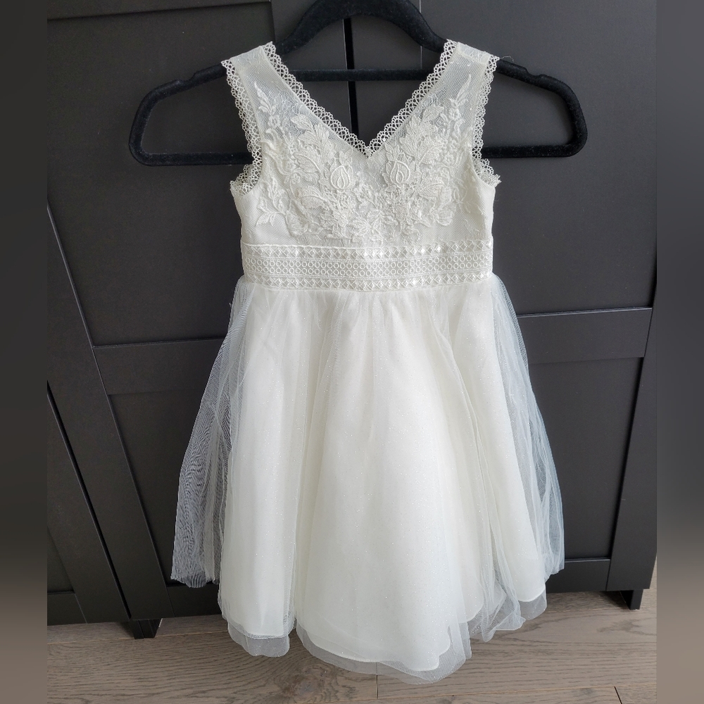 David's Bridal flower girl dress